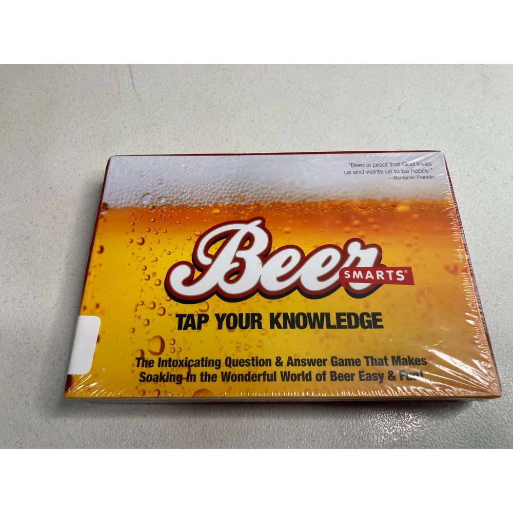 Beer Smarts Trivia Intoxicating Question Answer Card Game SmartsCo 100 Cards NEW